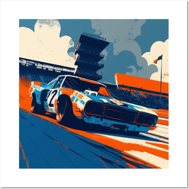 70s Race Car Wall Art by DavidLoblaw